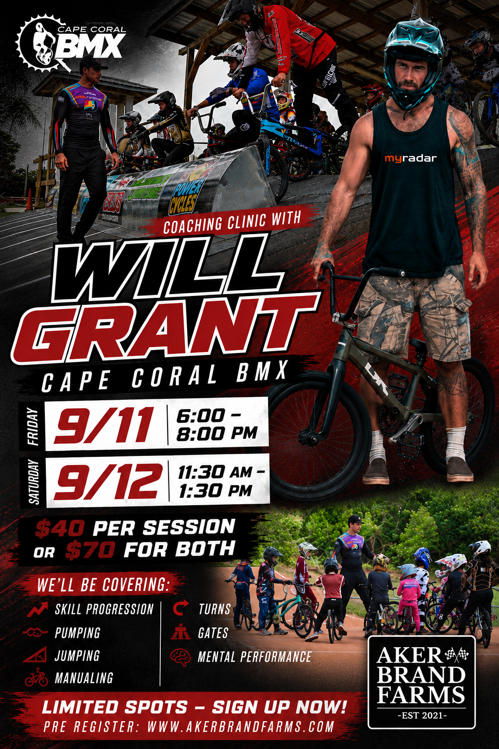 Cape Coral Pro Coaching Clinic: September 11 & 12