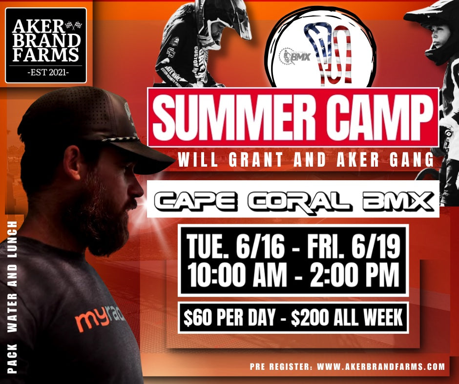 Cape Coral BMX Summer Camp June 16-19, 2026