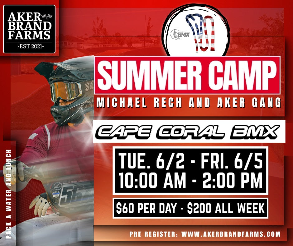 Cape Coral BMX Summer Camp June 2nd-5th , 2026