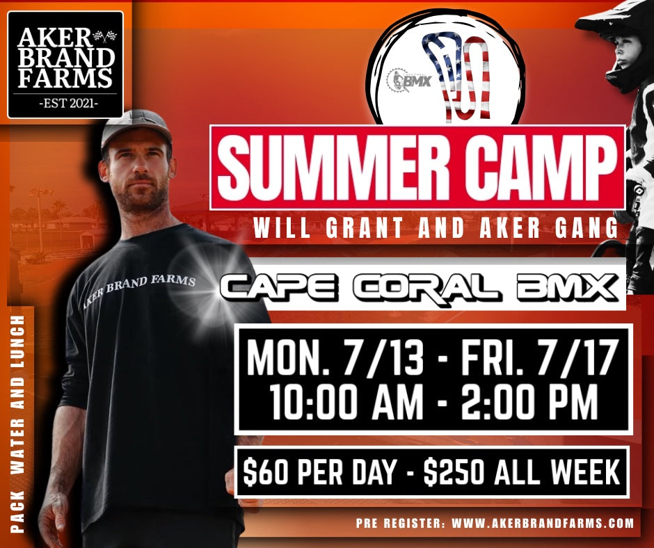 Cape Coral BMX Summer Camp July 13th-17th , 2026